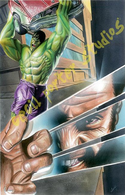 Cecil Porter - hulk vs wolverine